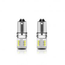 2PCS Error Free Bay9s H21W 64136 Xenon White LED Backup Reverse Light Bulbs For BMW LCI F30 3 Series 320i 328i F32 4 Series etc