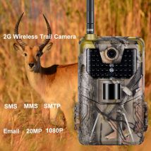2G MMS SMTP Trail Kamera E-Mail Wildlife Jagd Kameras Mobilfunk Drahtlose 20MP 1080P Nachtsicht Foto