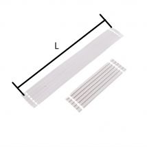 50pcs 5/6/8 Pin 2.54 mm Pitch Grey Flat Cable 26 AWG UL2651 Wire solder Length 50 60 80 83 100 150 200 mm 300V 105 Deg. 7x0.2 TC