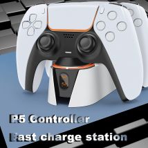 Stacja dokująca do ładowania kontrolera PS5 5V 2A Szybka ładowarka DualSense Joystick z diodą LED do Playstation 5 Gampad