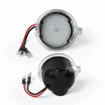 2Pcs LED Under Side Mirror Puddle Light For Ford Ranger T6 Mustang 6 Explorer Fusion Edge Mondeo Expedition F150 Taurus Everest