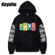 Japanischen Anime Manga Jujutsu Kaisen Hoodies Megumi Hoodie Cartoon Streetwear Gojo Satoru Yuji Itadori Sweatshirt Männlich Unisex