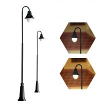 10 stücke 1:87-160 Modell machen Eisenbahn Zug Lampe Straßen laternen Miniatur 12V führte für Garten landschaft Laternen Retro-Landschaft