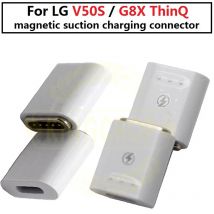 1 Uds para LG G8X para LG V50S ThinQ 5G LM-V510N V510 V60 adaptador de conector de carga de succión magnética