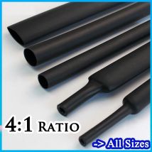4/6/8/12/16/18/20/24/32/40/52MM Rapporto 4:1 Tubo Termoretraibile con Colla Kit di cavi avvolgenti per tubi adesivi a doppia parete