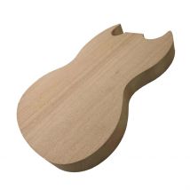 Okoume Holz Elektrische Gitarre Körper Blank Material Luthier Versorgung Gitarre Machen Kit