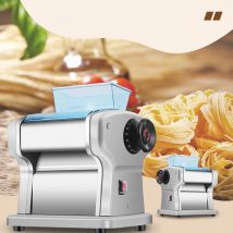 Electric Dough Roller Stainless Steel Dough Sheeter Noodle Pasta  Multi-function Spaghetti  Dumplings Noodle Pressing Machine