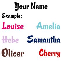 Personalisierter Name Vinyl Aufkleber Wandaufkleber Benutzerdefinierter Name Auto/Tür Fenster Stoßstange Aufkleber Kinder Kinderzimmer Home Decor