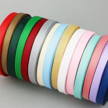 (25 yards/roll) 10mm Width Grosgrain Ribbon Wholesale Gift Wrapping Decoration Ribbons Lace Fabric Handmade DIY