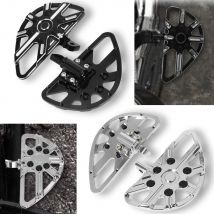 Schwarz Motorrad Hinten Passagier Fuß Peg Diele Pedal Fit Für Harley Touring Electra Street Glide Softail Dyna CVO