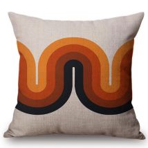 Nordic Geometric Rainbow Wave Print Cushion Cover Throw Pillow Cover Colorful Geometry Home Decoration Sofa Chair Pillow Case