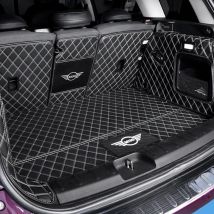 Marke Neue PVC Material Schwarz Farbe Stil Stamm Matte Für Mini Cooper R56 F54 F55 F56 F60 (6