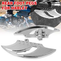 Motorrad Gestreckt Trittbrett Beifahrer Hinten Fußrasten Rest Pedal Für Harley Dyna Touring Sportster XL883 Softail