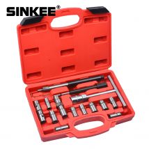 17 PCS Diesel Injector Cleaner Clean Rimozione di Carbonio Sedile Cutter Set di Utensili da Taglio SK1364