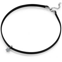 Trendy Shine Kristall Stern Platin Überzogene Damen Halsband Halskette Schmuck Frauen Kurze Seil Ketten Drop Shipping Billig