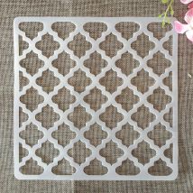 20*20cm Clover Welle Textur DIY Schichtung Schablonen Malerei Sammelalbum Färbung Präge Album Dekorative Vorlage