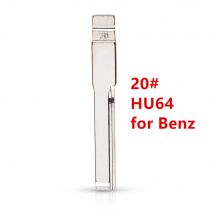 10 Stück 20 #   HU64 Metall ungeschnitten Blank Flip Remote Key Blade für Benz für keydiy KD xhorse VVDI JMD