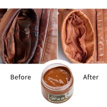 Licht Braun Leder Reparatur Paste Leder Farbe für Auto Sitz Sofa Handtasche Scratch Riss Restaurierung 50ml Leder Farbe Schuh creme