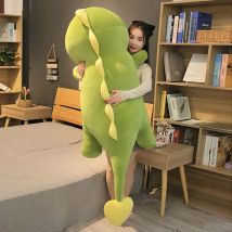 80-140cm neue lange schöne Dinosaurier Plüsch tier weiche Cartoon Tier puppe ausgestopft Freund Schlaf kissen Geburtstags geschenk