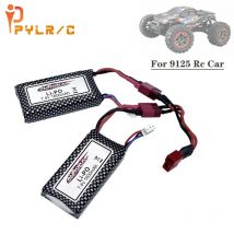 Upgrade auf 3200 mAh T Stecker Für 9125 Fernbedienung Rc Auto Ersatzteile 7,4 v 1600 mah Lipo Batterie XLH 9125 batterie 1600 mah 7,4 V