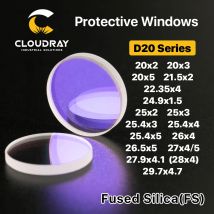 Finestre protettive laser Cloudray D20 - Silice fusa al quarzo serie D29 per laser a fibra 1064nm Precitec Raytools WSX