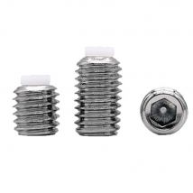 M2 M2.5 M3 M4 M5 M6 M8 M10 M12M16 304 Acciaio inossidabile Esagono incassato Plastica Nylon Cane Punta convessa Punta Grub Senza testa Bullone Vite di fissaggio