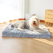 Hund Bett für Große Hunde Luxus Lange Pelz Plüsch Pet Bett Kissen 3D Speicher Schaum Pet Matratze für Katzen Hunde cuddler Abnehmbare Abdeckung