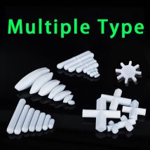 PTFE-Magnetrührer, Rührstab, zylindrischer Oliven-Magneton-Rührmischer, weiße Spin-Stäbe, mehrere Größen zur Auswahl