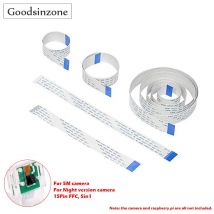 5pcs/Lot Raspberry Pi 4 15Pin FFC Camera Cables Kit, 5in1 Ribbon Flex Extension Cable for Raspberry Pi 4 Model B 3B+ 3B 2B+ 2B+