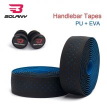 Bolany Bike leder Lenker Bänder Mit Bar Plugs Weiche atmungsaktive Anti-slip PU EVA Gürtel Kork Straße Fahrrad Zubehör