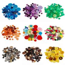 Mischfarbe Harz Tasten Vintage Kunststoff Tasten Für DIY Handwerk Kleidung Dekoration Scrapbooking Garment Nähen Zubehör