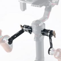 TILTA TGA-ANA brazos extensores de riel NATO ajustables, montaje de roseta para DJI Ronin RS2, RSC2, RS3, RS3 Pro, RS4, RS4 Pro, cardán