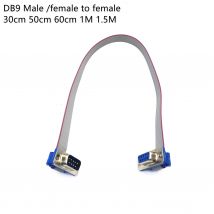 DB9 kabel męski na żeński d-sub złącze portu szeregowego adapter rs232 com kabel przedłużający 20CM 50CM 1M 1.5M