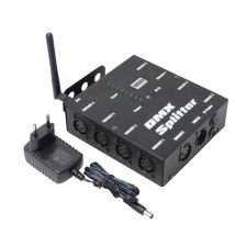 Drahtlose 8 Kanäle DMX512 Splitter DMX Bühne Lichter Signal Verstärker Splitter 8 Möglichkeiten DMX Distributor Für Party Disco Bühne Licht