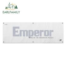 EARLFAMILY 13cm x 4.6cm Car Accessories for Initial D Emperor Funny Car Stickers Waterproof Graffiti Decal Refrigerator Decor