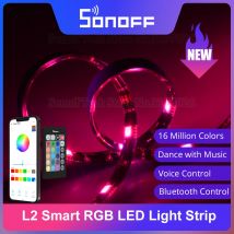 SONOFF L2 RGB LED Light Strip telecomando compatibile Bluetooth aggiornato tramite eWeLink Voice Control Support Alexa Google Home