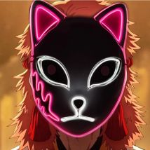 Neu gestaltete leuchtende Halloween-Party-Maske, blinkende LED-Masken, EL-Neonlicht, Cosplay-Maske, Kostüm-Requisiten, leuchtende Partyzubehör