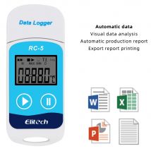 Mini-Datenlogger RC-4/4HC/5/5+/GSP-6 Digitaler USB-Temperatur-Feuchtigkeits-interner Sensor Hochpräziser Rekorder