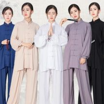 Tai chi Cotone solido 6 colori Wushu Kung fu di alta qualità Abbigliamento Bambini Arti marziali per adulti Wing Chun Suit