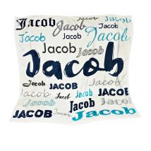 Name Personalized Baby Flannel Fleece Blanket Swaddling Baby Bedding Swaddle Wrap Children Birthday Gift  For Newborn Girl Boy