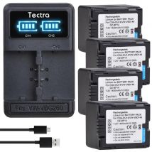 1400 mAh CGA-DU14 Akku/LED-Ladegerät für PANASONIC CGR-DU06 DU07 DU12 DU21 NV-GS10 GS100K GS17E PV-GS65 VW-VBD140 DZ-BP14