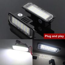 2x Canbus Auto Licht MK5 GTI MK6 MK7 Golf 5 Glof 6 Golf 7 Xenon Weiß Led Anzahl License Platte licht Kit Fehler Free Car-Styling