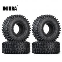 INJORA 4PCS 130*46MM 2,2 Gummi Gelände Reifen Rad Reifen für 1/10 RC Rock Crawler Axial SCX10 RR10 Wraith KM5