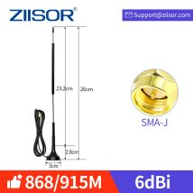 Meshtastic Wifi 915 MHz Lora-Antenne mit magnetisch montierter Omni 868 MHz-Langstreckenantenne RP SMA-Steckerantenne 900 MHz Antenne