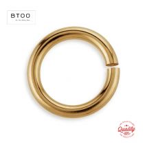 14K Gold Filled Open Jump Rings 14K Gold Split Ring For Making DIY Jewelry Findings