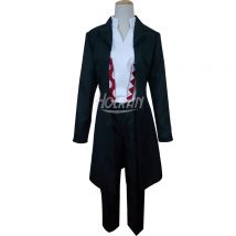 Holran Unisex Juuzou Suzuki Cosplay Kostüm Herren Damen Anzug Mantel Hemd Hosen Outfit Halloween