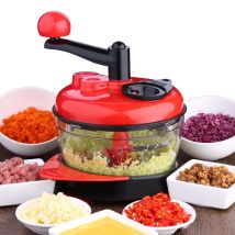 Multi-funktion Küche Manuellen Küchenmaschine Haushalt Fleischwolf Gemüse Chopper Schnell Schredder Grün Cutter Ei Mixer