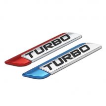 DSYCAR 3D Metal TURBO Turbocharged Car sticker Logo Emblem Badge Decals Car Styling DIY Decoration Accessories for Frod Bmw Ford