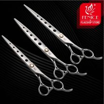 Fenice 7/7.5/8 Zoll Jp440c Pet Hunde Gromming Schere Gerade Scheren Scharfe Kante Tiere Katze Haar
