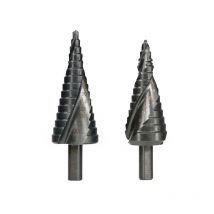 HSS 4-12/20/32mm The Pagoda Shape Hole Cutter 6-30mm Spiral Cobalt Coated Step Cone Drill Bit For Wood Power Tools